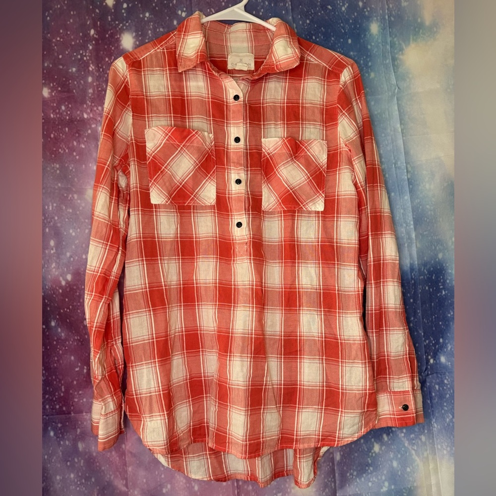 Caslon plaid blouse 🛍
